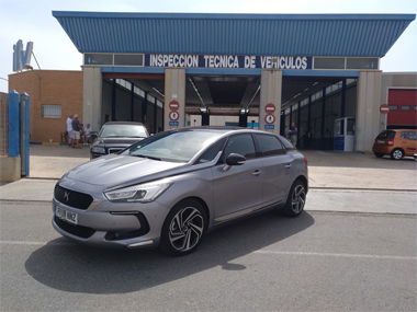 Citroen DS5 passes it's ITV test first time Citroen DS5 at ITV test centre